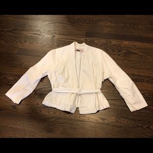 💖BCBG MAXAZRIA White Jacket